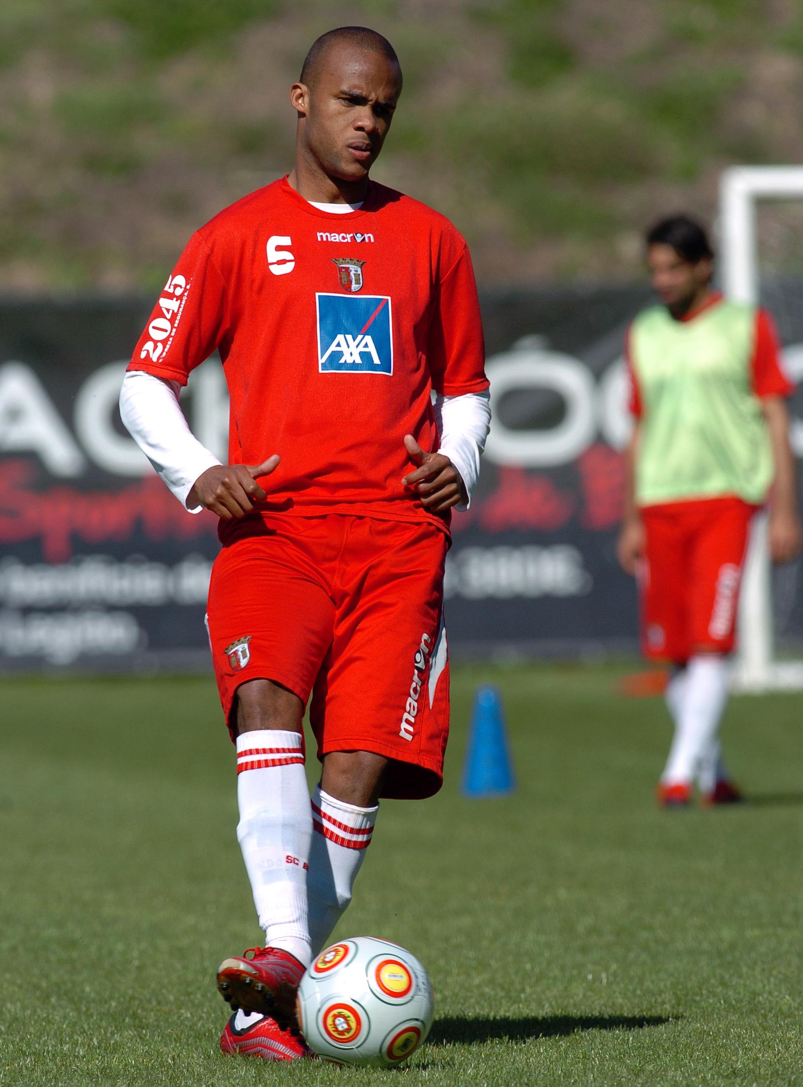 Evaldo disputou 85 partidas pelo SC Braga entre 2008 e 2010