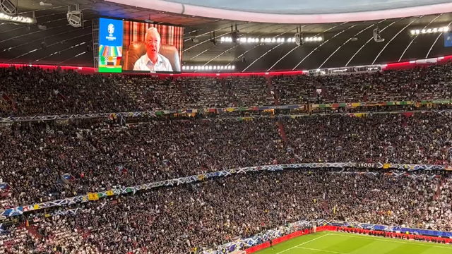Mensagem de Ferguson na Allianz Arena