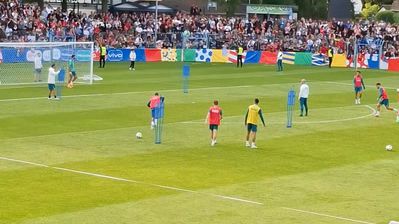 O golo que todos esperavam no treino da Seleção: «Siiiiiiiiiiiiiiiiiiiiiiiiiiiii!»