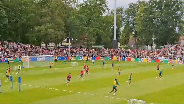 Treino em alta rotação da Seleção Nacional