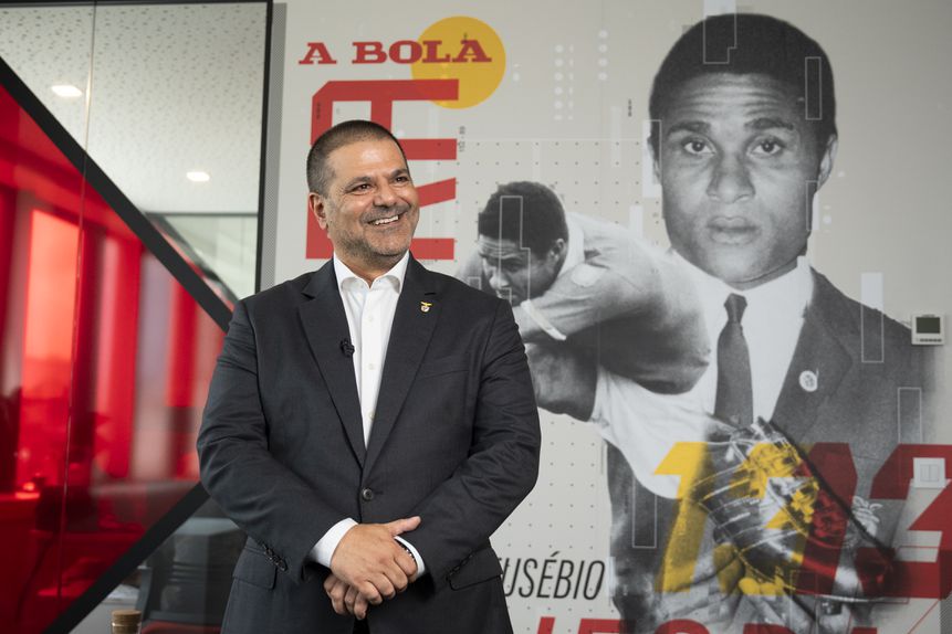 Cristóvão Carvalho, candidato à presidência do Benfica (Foto: Breno Barison)