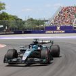 George Russell em ação no circuito Gilles-Villeneuve, em Montreal