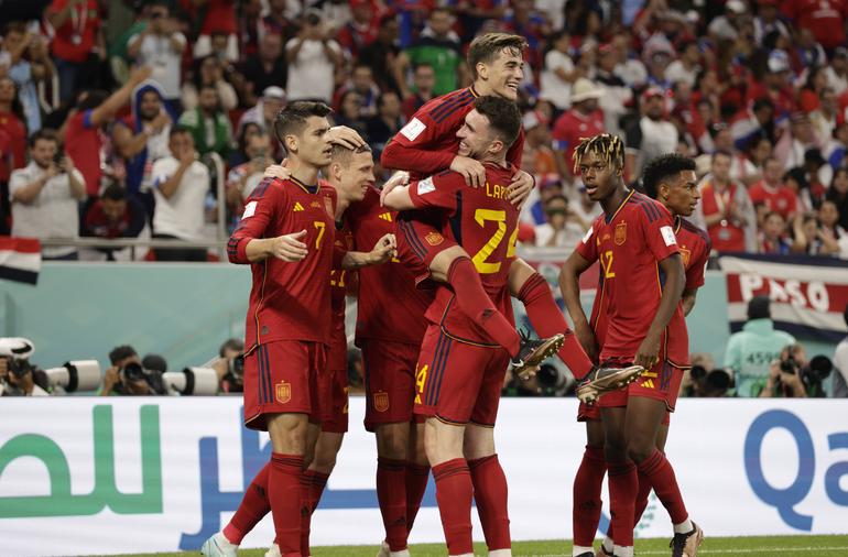 Espanha 7-0 Costa Rica em 2022