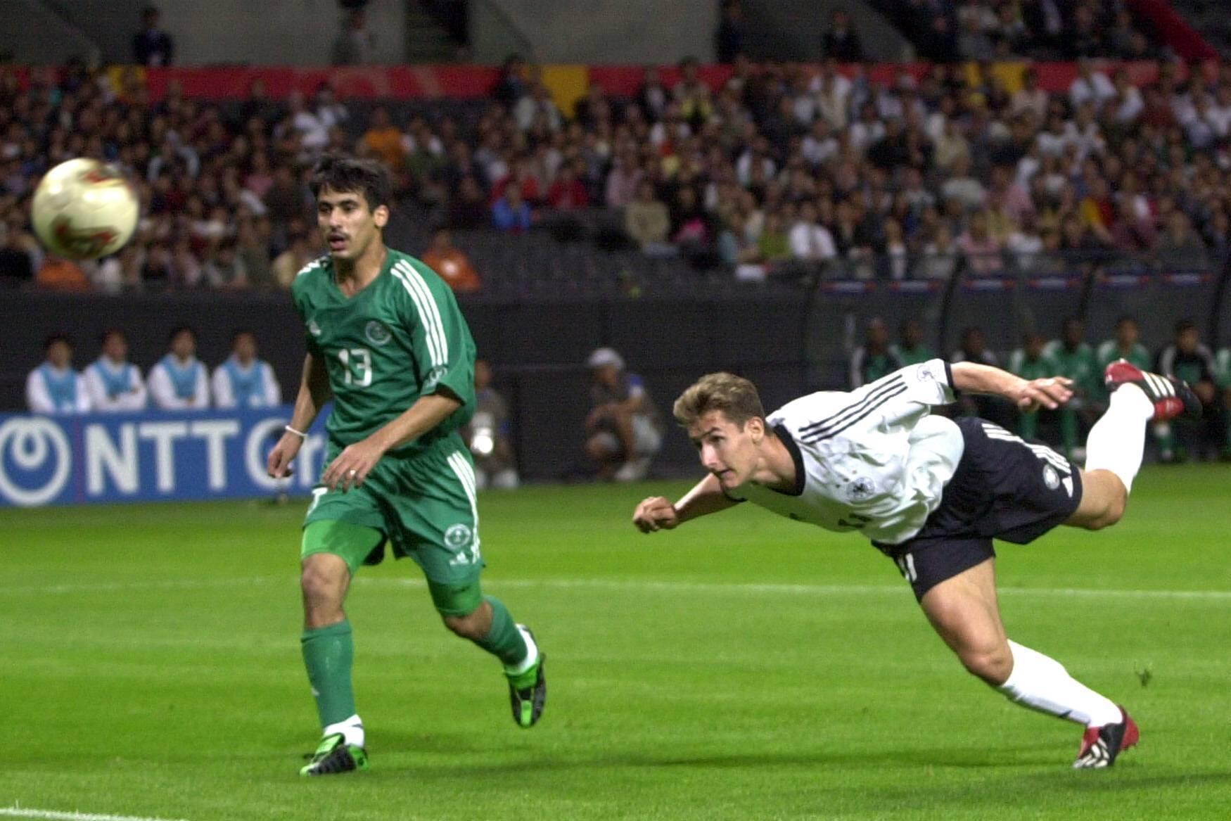 Alemanha 8-0 Arábia Saudita em 2002