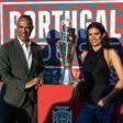 Sara Sampaio e ex-internacionais na inauguração da Casa de Portugal em Nova Iorque