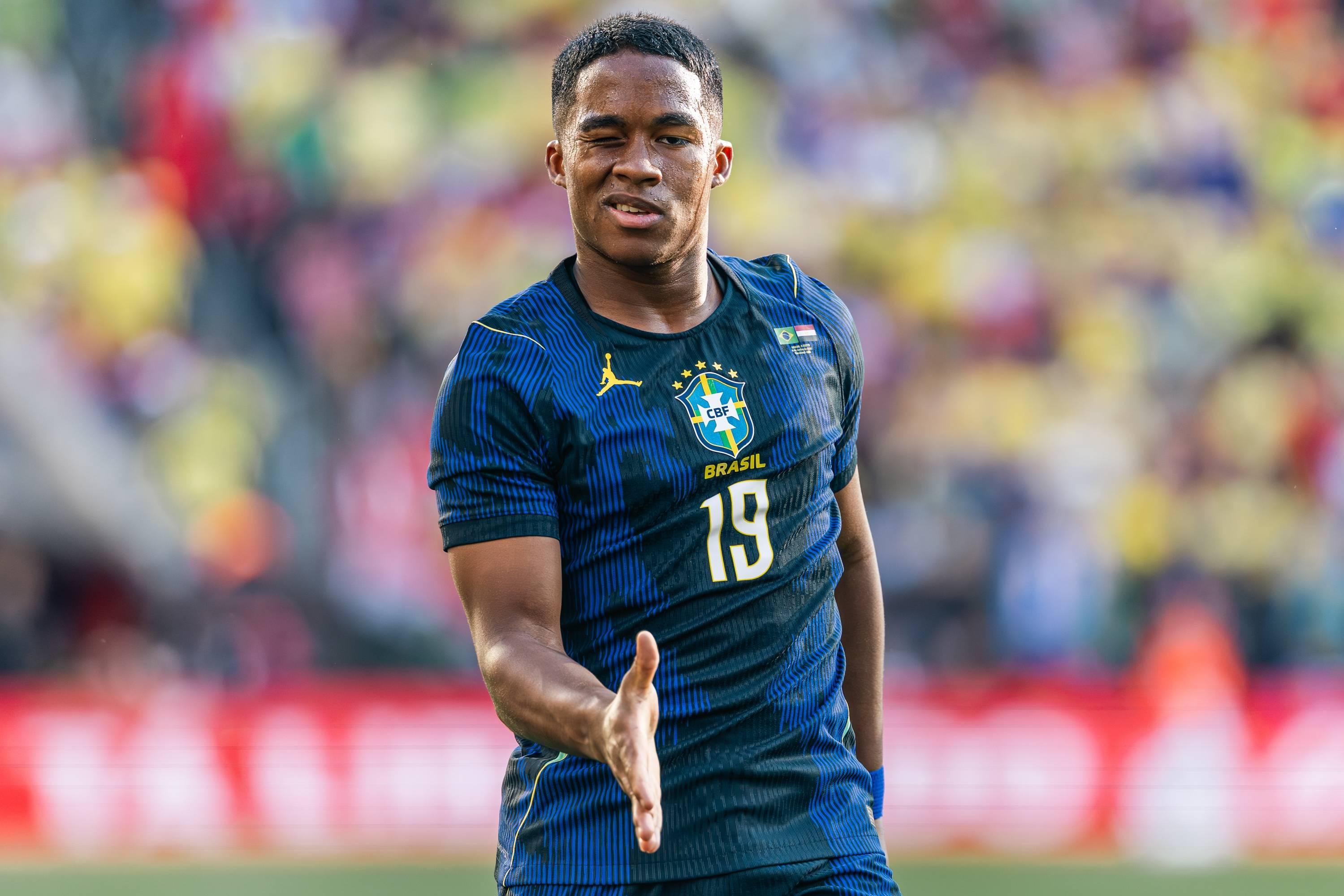 Endrick marcou ao Egito no particular antes do Mundial
