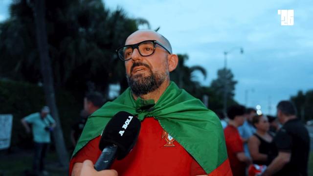 «As saudades do nosso país levam-nos a ir além para dar apoio à Seleção»