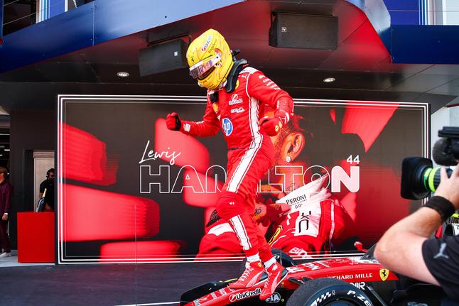 Lewis Hamilton em Barcelona