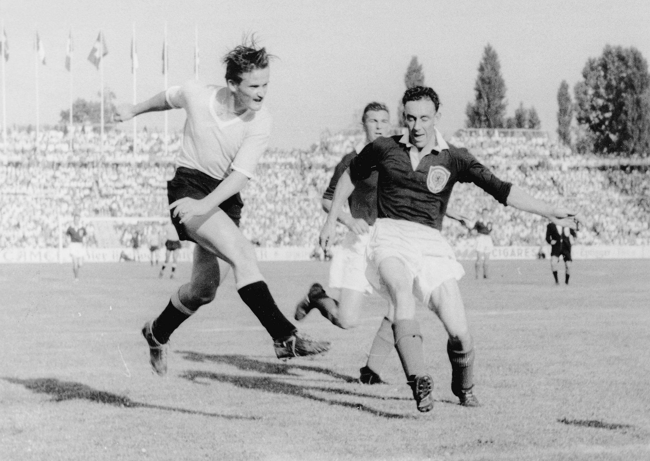 Uruguia 7-0 Escócia em 1954