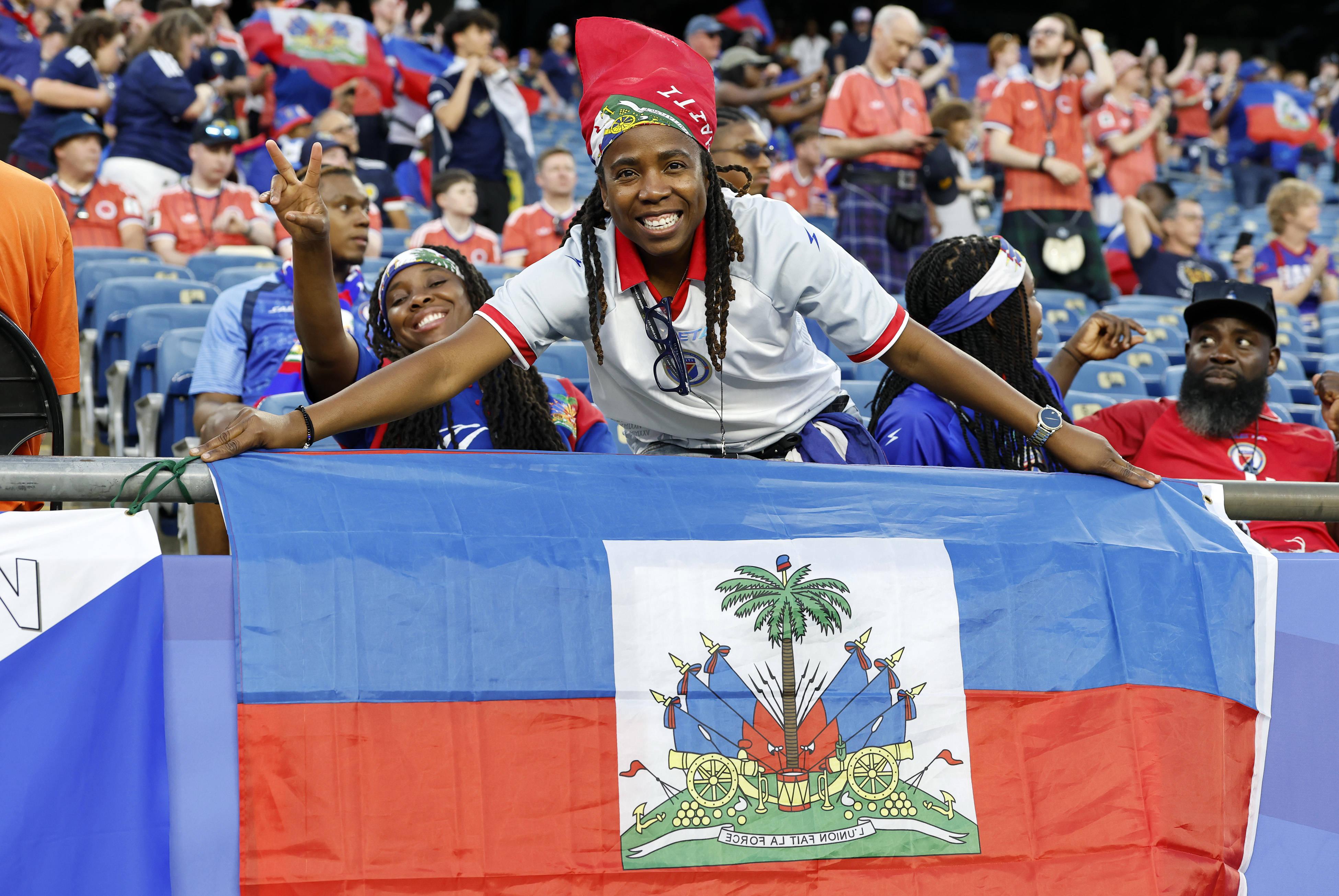 As melhores imagens do Haiti-Escócia - foto Imago