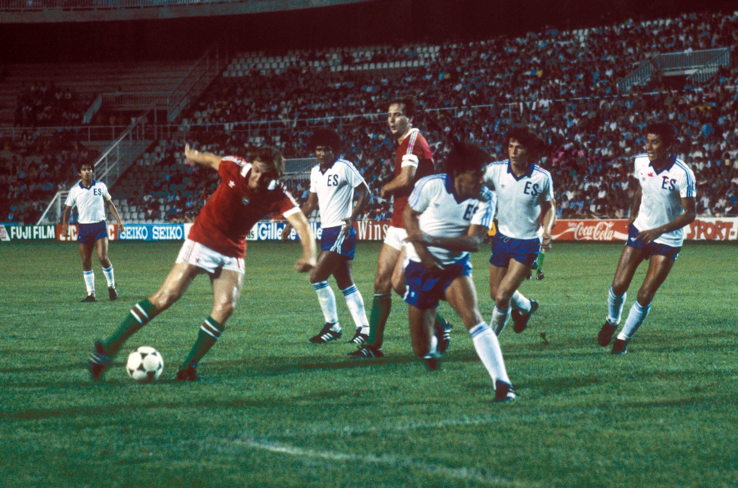 Hungria 10-1 El Salvador em 1982 - Foto: Imago
