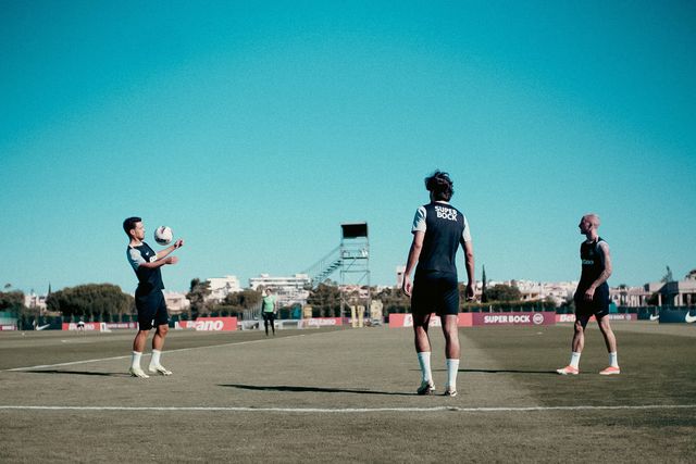 Sporting cumpriu primeiro treino em Lagos