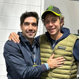 Abel Ferreira e Valentino Rossi juntos em Interlagos (fotos)