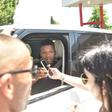 Florentino com adeptos do Benfica