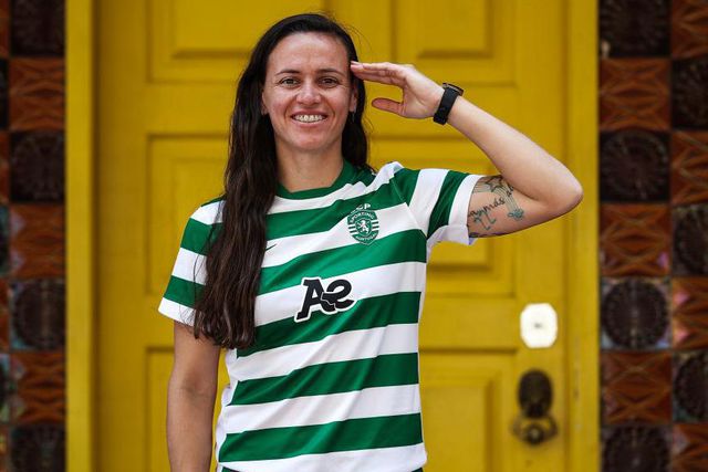 Flor Bonsegundo, internacional argentina de 32 anos - Foto: SPORTING CP