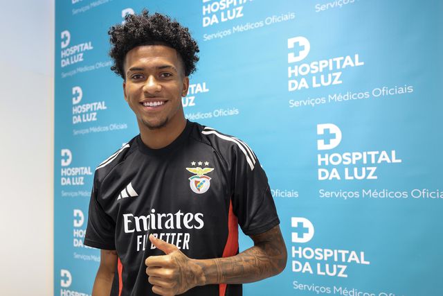 Joshua Wynder é, por agora, o quarto central do Benfica (foto: SLB)