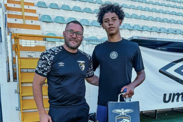 Cristianinho no Estádio Municipal de Portimão