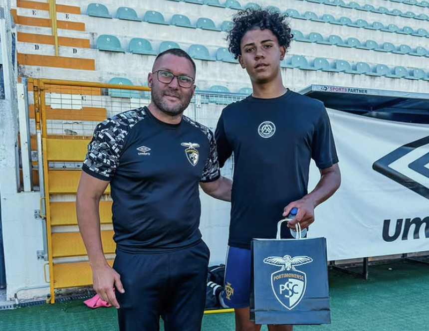 Cristianinho no Estádio Municipal de Portimão