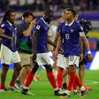 Desilusão de Mbappé e companhia (foto: EPA/CHRISTOPHER NEUNDORF)