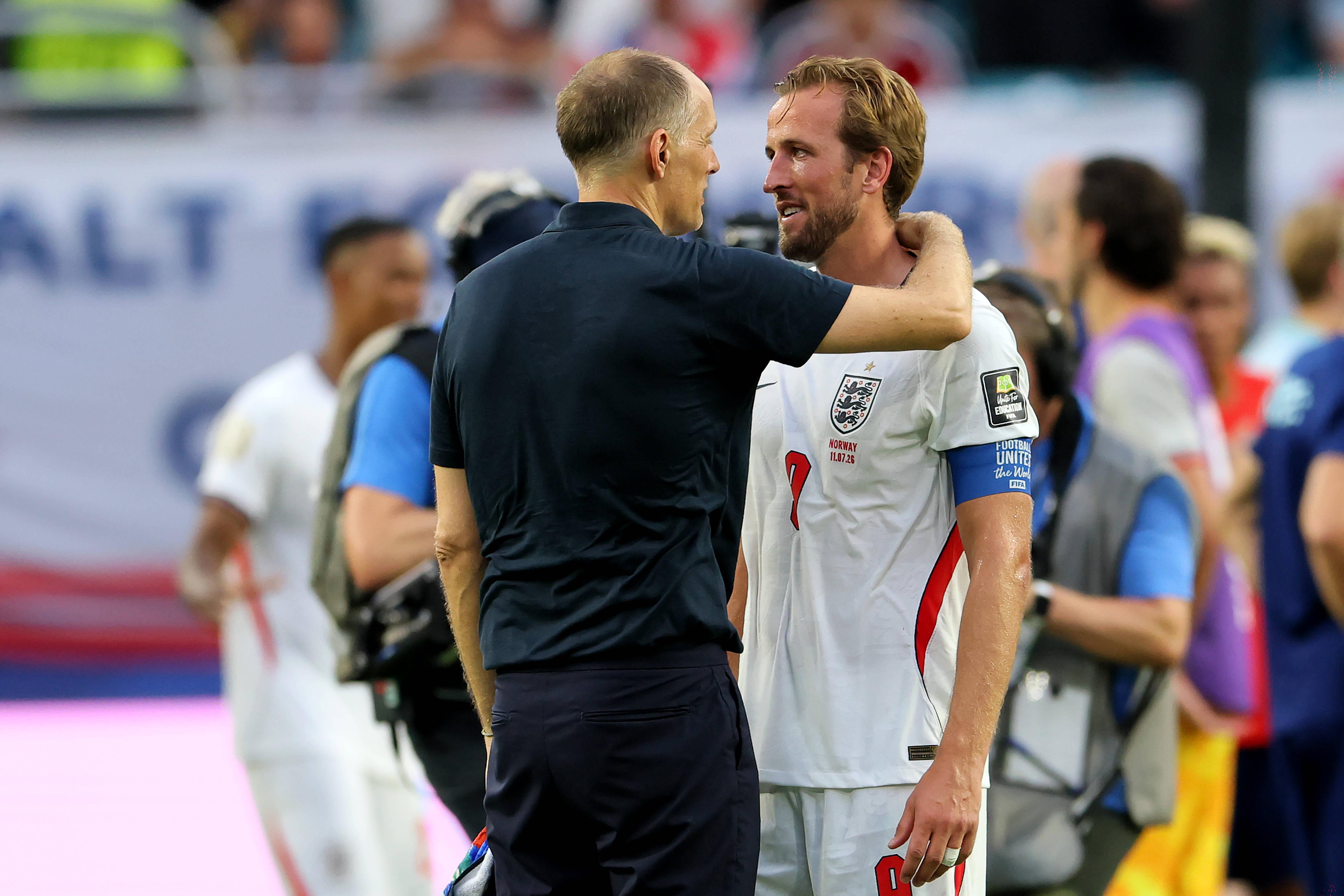 Tuchel e Harry Kane