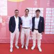 Pedro Portela, António Areia e Diogo Branquinho na cerimónia do COP a dois anos dos Jogos Olímpicos. Foto COP