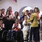 Carlos Lopes entregou medalhas simbólicas a Miguel Monteiro e Patrícia Sampaio. Foto COP