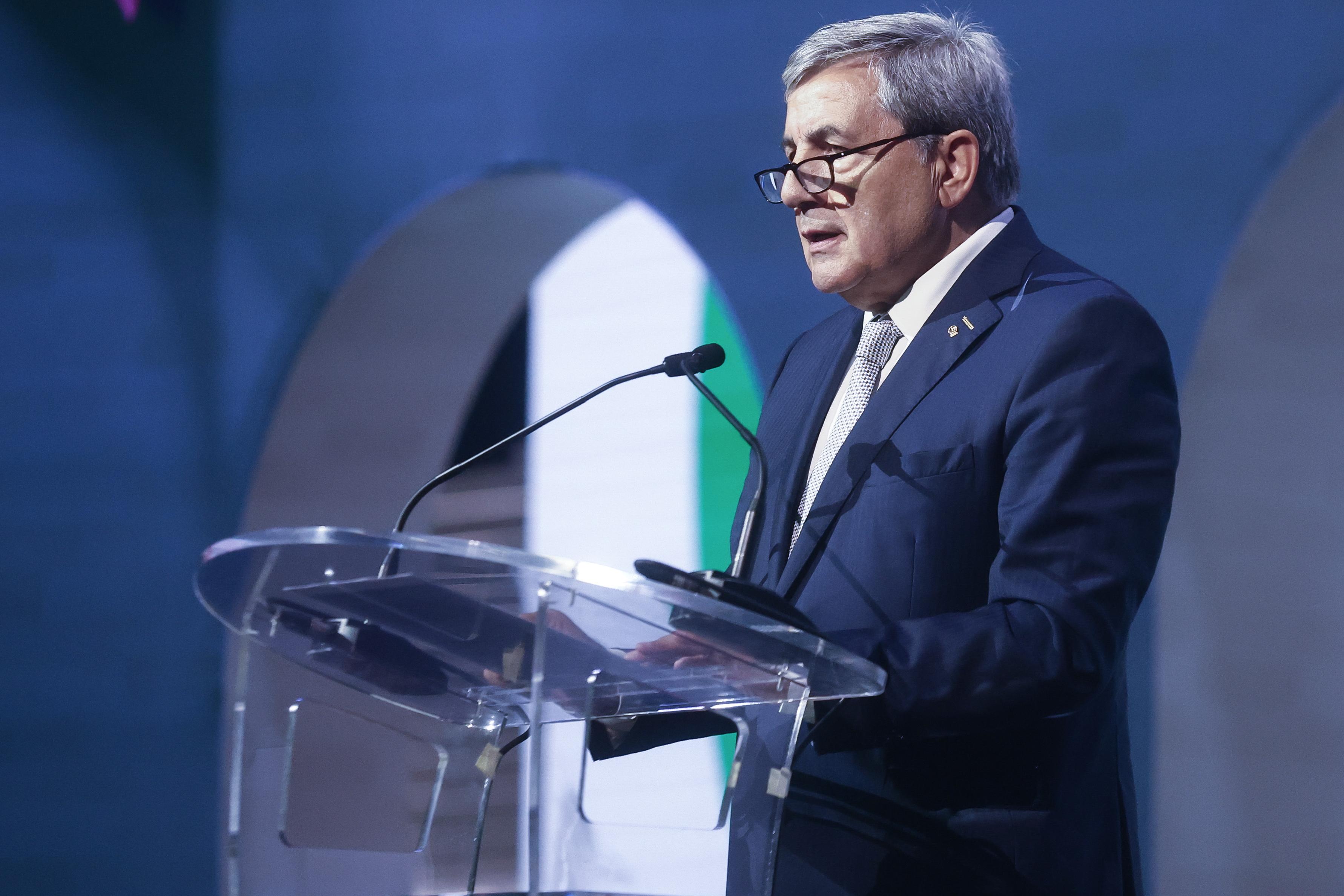 O presidente do Comité Olímpico de Portugal, Fernando Gomes. Foto COP