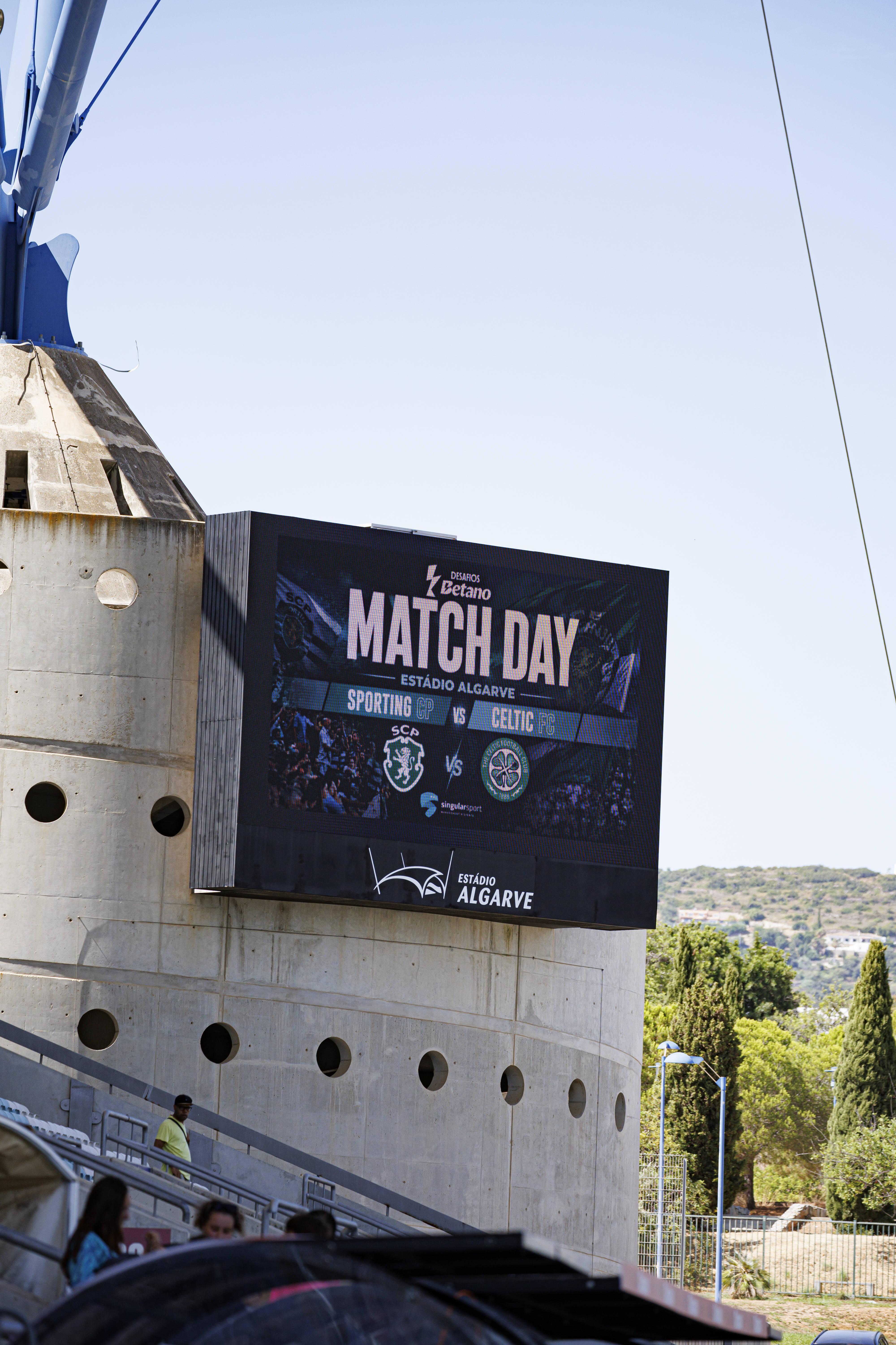 Estádio Algarve recebeu jogo particular entre Sporting e Celtic