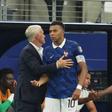 Deschamps com Mbappé