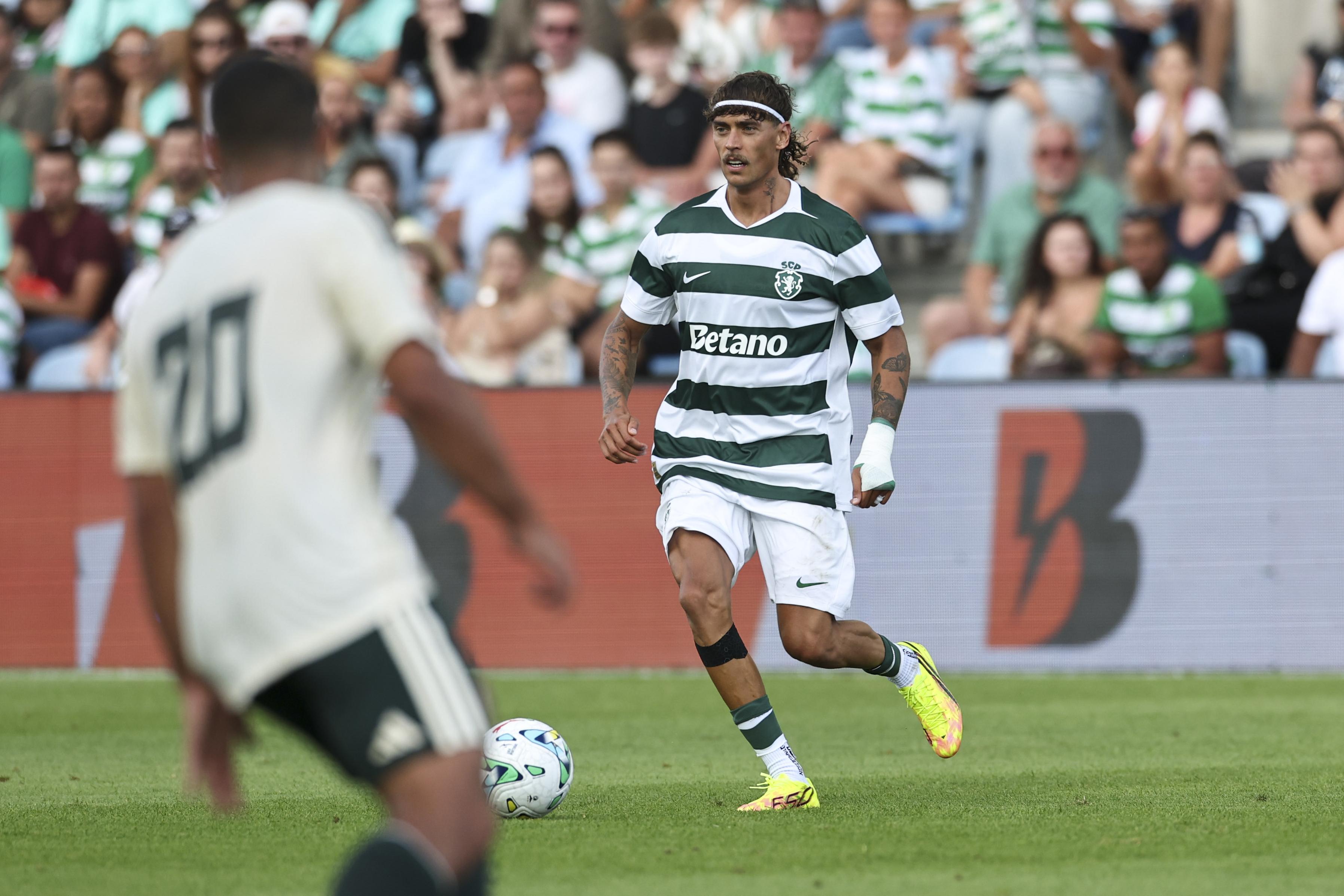 Ricardo Mangas em ação frente ao Celtic - Foto: Ricardo Nascimento/LUSA