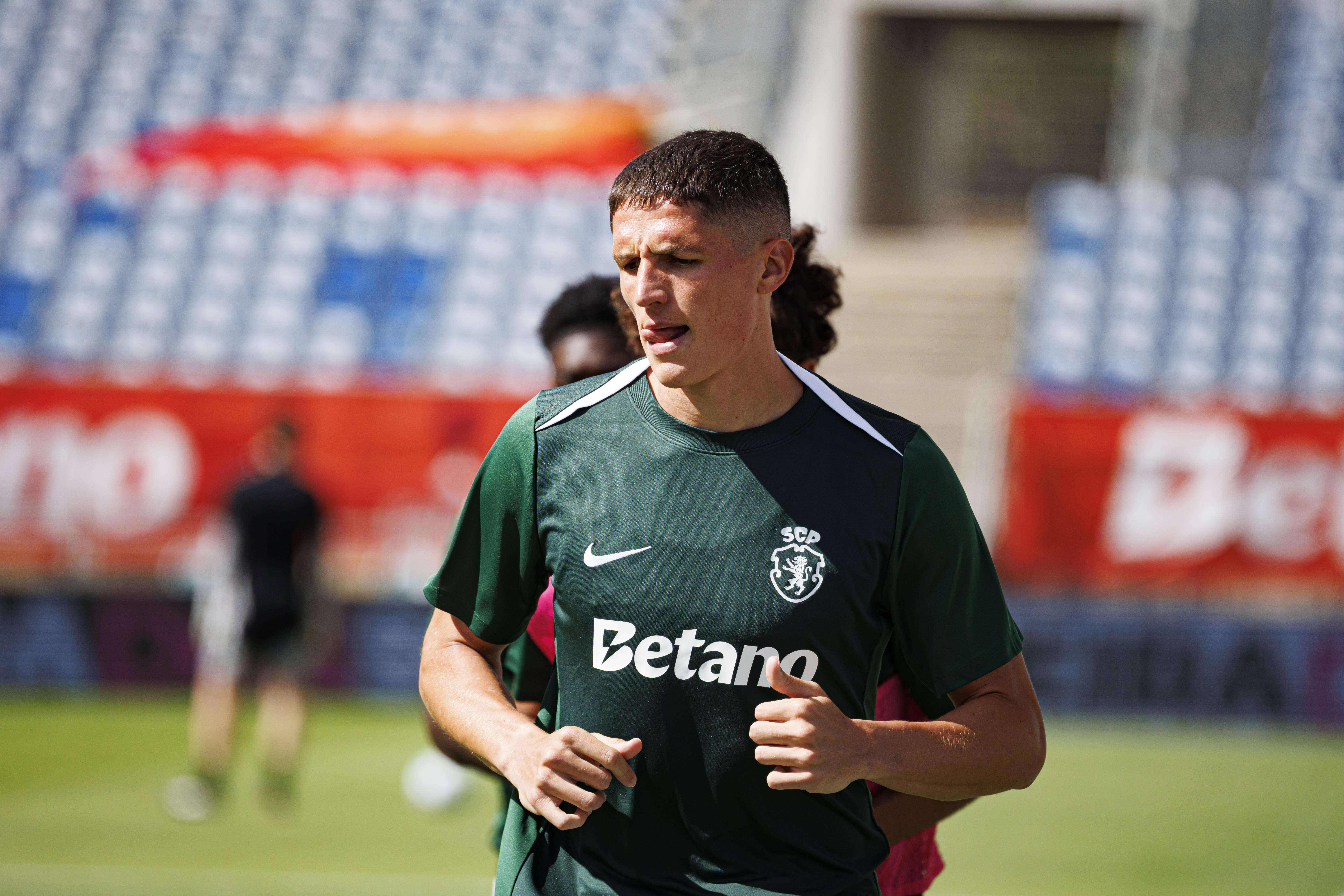 Sergi Altimira no aquecimento