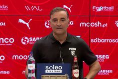 Carvalhal e o regresso a Braga: «Estou muito feliz por estar aqui»