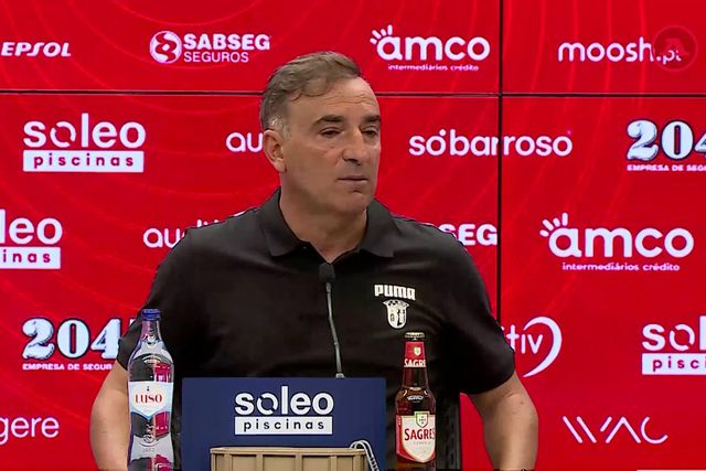 Carvalhal: «Temos confiança total nos jogadores que temos»