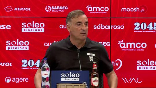 Carvalhal: «Temos confiança total nos jogadores que temos»