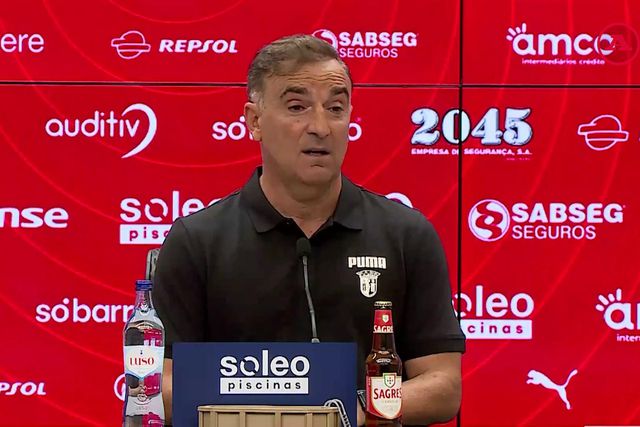 Carvalhal e o acordo com o SC Braga: «Em dois minutos ficou tudo resolvido»