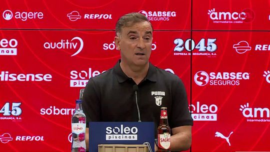 Carvalhal e o acordo com o SC Braga: «Em dois minutos ficou tudo resolvido»