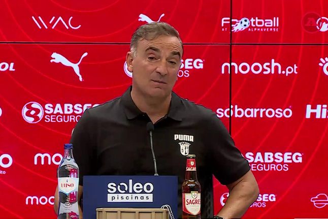 Carvalhal: «O nosso foco é vencer o jogo»