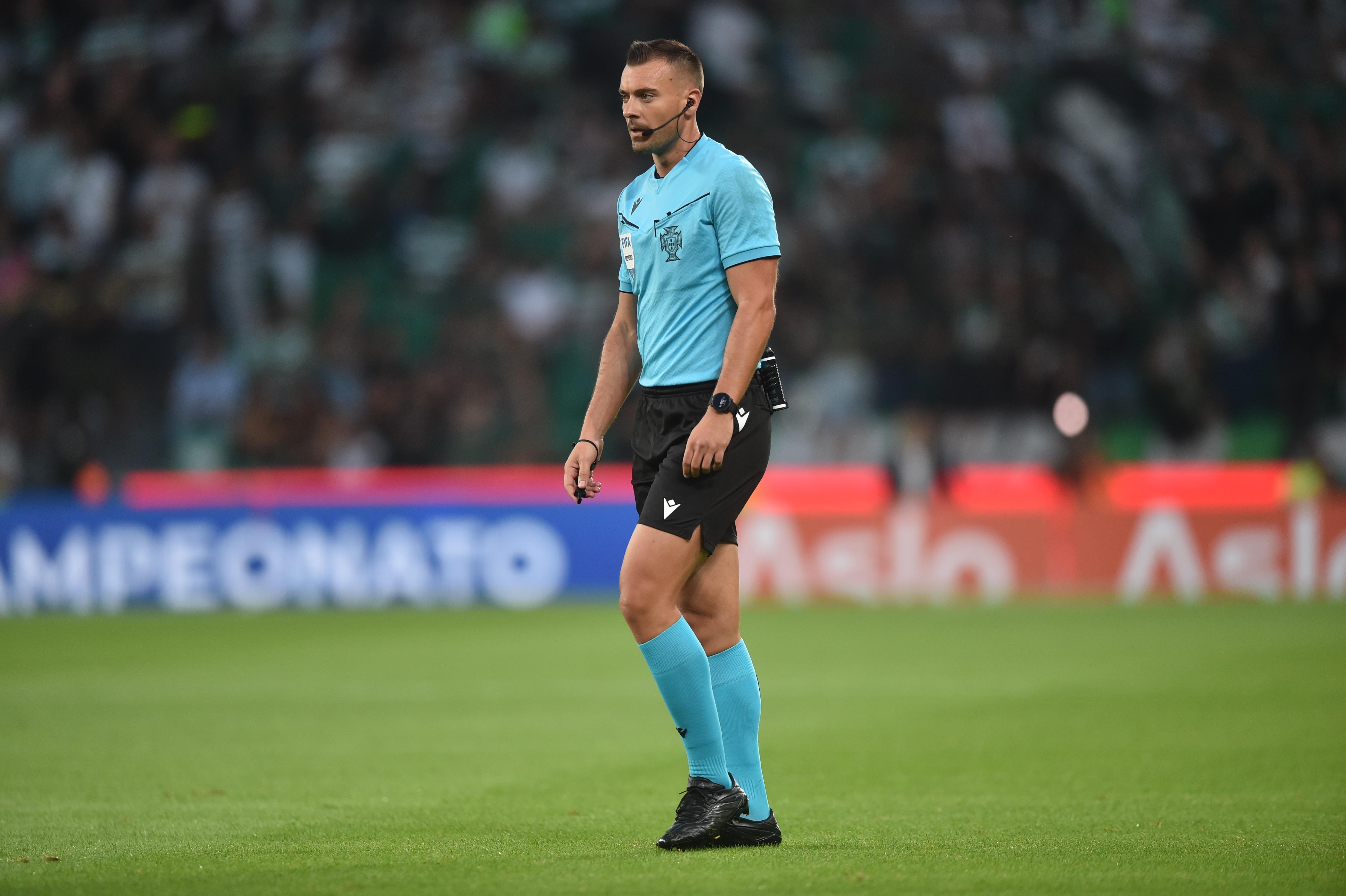 David Silva, árbitro da AF Porto em Alvalade - Foto: Miguel Nunes
