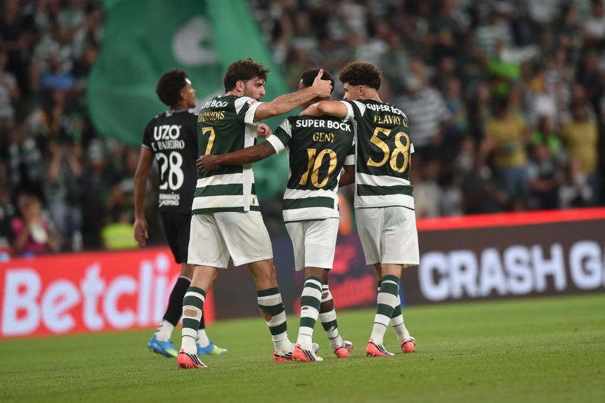 Ioannidis, Geny e Flávio Gonçalves (Foto: Miguel Nunes)