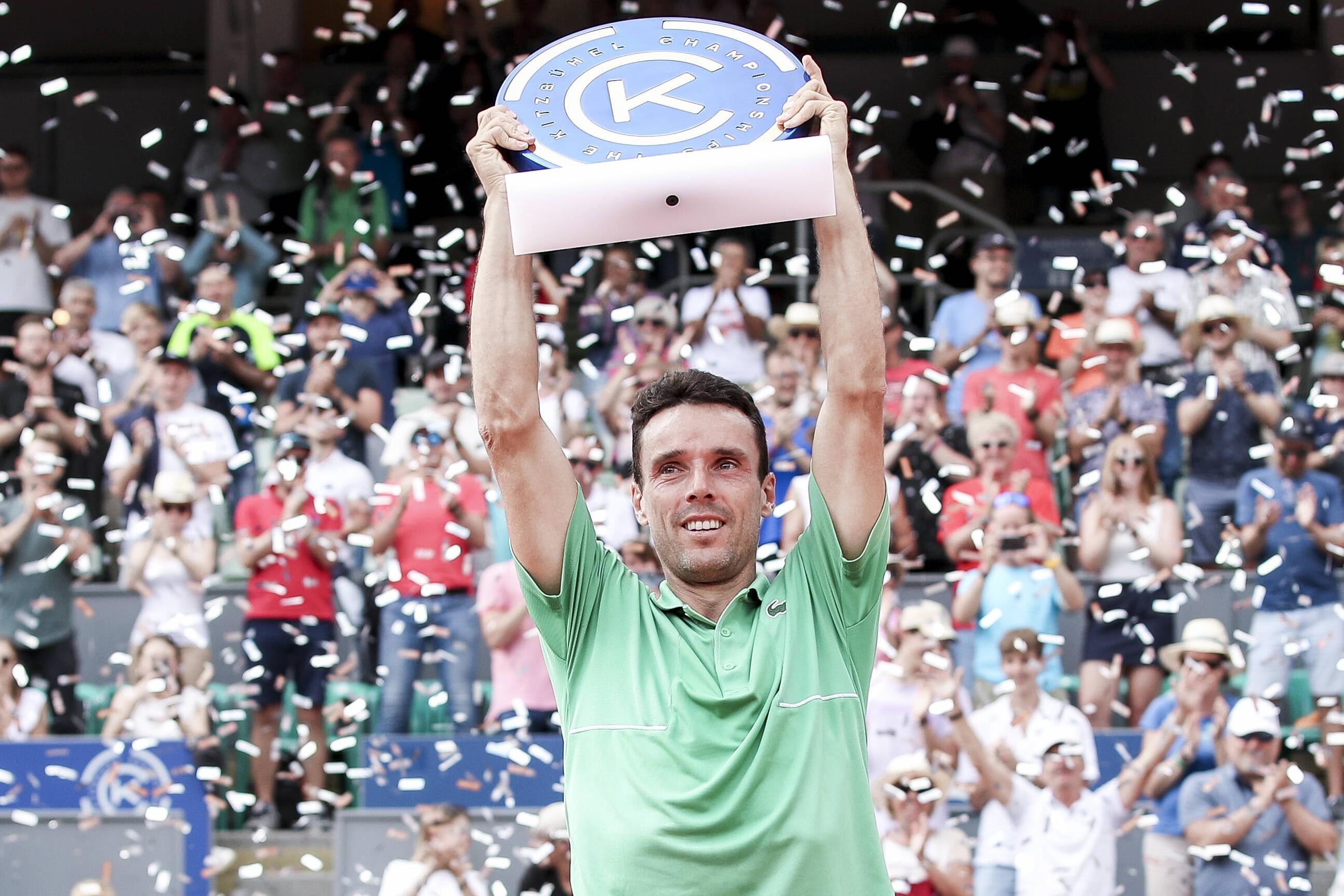 Roberto Bautista Agut quando venceu o Generali Open 2022     Fotografia Imago