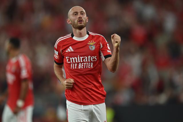 Fredrik Aursnes está prestes a chegar aos 200 jogos com a camisola do Benfica - Foto: Miguel Nunes