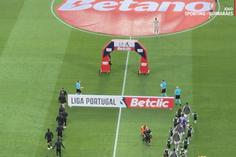 Sporting-V. Guimarães: entrada das equipas