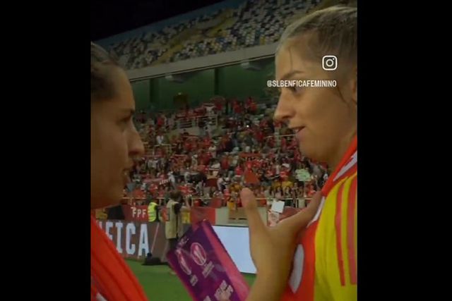 O grande gesto de Kika Nazareth após a Supertaça (vídeo)