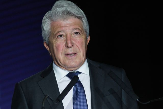 Enrique Cerezo, presidente do Atlético Madrid