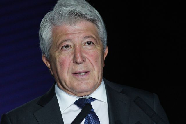Enrique Cerezo, presidente do Atlético Madrid