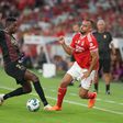 O dado estatístico que 'põe' Arthur Cabral no onze do Benfica em Vizela