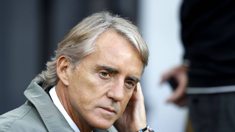 Anunciado como selecionador da Arábia Saudita há menos de um mês, Mancini já está sob pressão