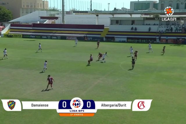 Um golo e uma expulsão na vitória do Damaiense sobre o Albergaria