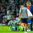 Betis: William Carvalho sofre rotura total de tendão de Aquiles