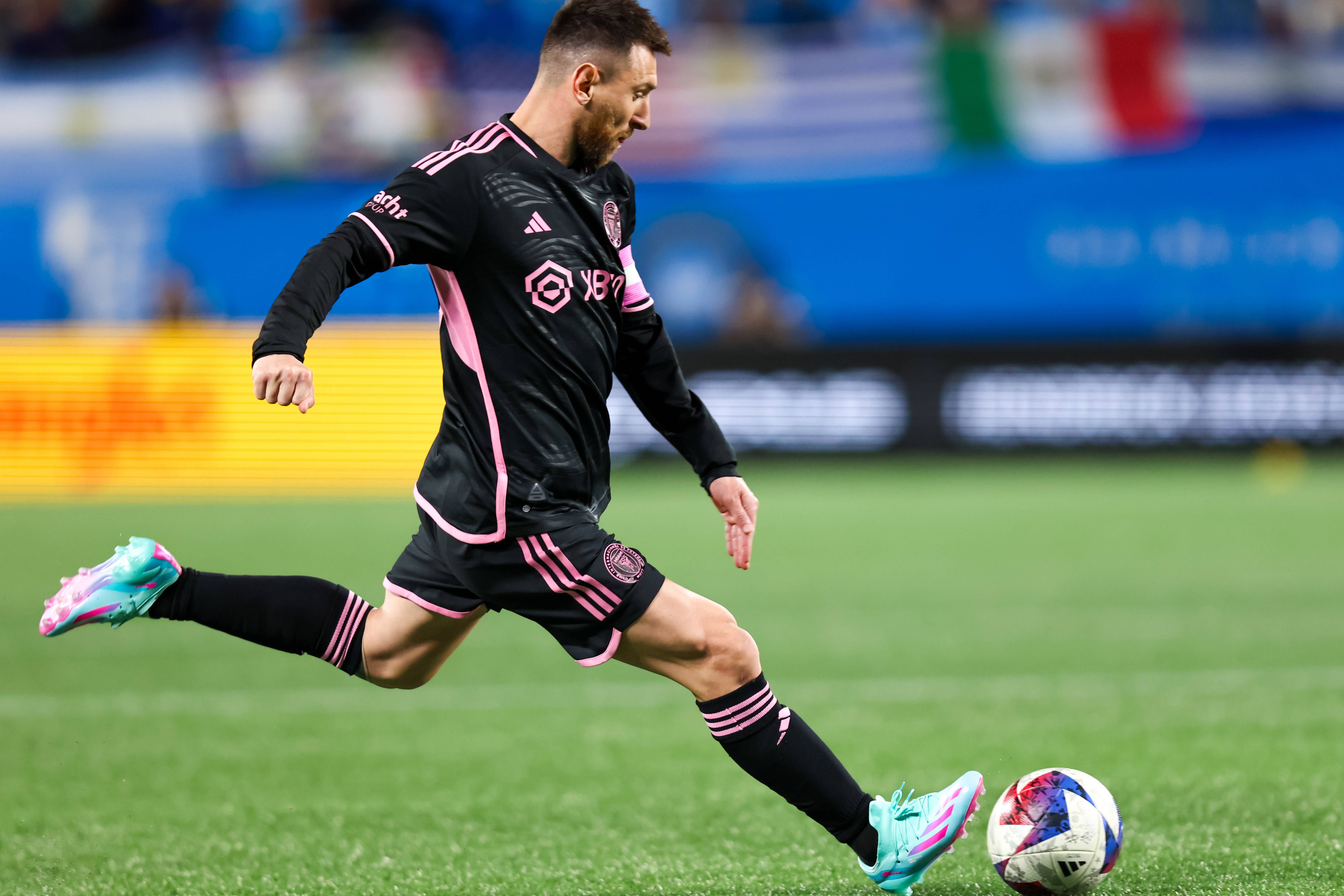 Lionel Messi em ação pelo Inter Miami